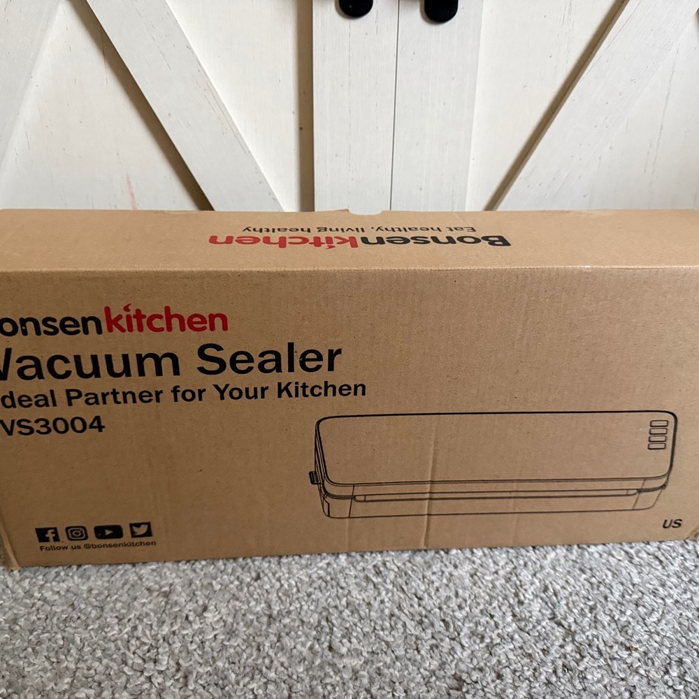 NEW Bonsen Kitchen VS3004 Food Vacuum Sealer